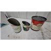 Image 4 : Esso MP Grease, BA Alloyed Motor Oil, and William Penn Heavy Duty Motor Oil Cut down Vintage Cans