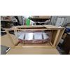 Image 1 : Coca-Cola Stained Glass Style Hanging Ceiling Light Fixture in Crate N.O.S. 36" Long