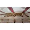 Image 6 : Coca-Cola Stained Glass Style Hanging Ceiling Light Fixture in Crate N.O.S. 36" Long