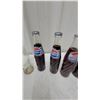 Image 3 : Collection of Vintage Pepsi-Cola Glass Bottles with Various Logo Designs and More