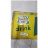 Image 2 : Vintage Canada Dry Wink Soda Embossed Tin Advertising Sign, 1960s 11.6 x 30"