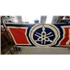 Image 2 : Vintage Yamaha Promotional Cotton Banner with Tuning Fork Logo, Made in Japan 12' Long