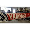 Image 3 : Vintage Yamaha Promotional Cotton Banner with Tuning Fork Logo, Made in Japan 12' Long