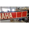 Image 4 : Vintage Yamaha Promotional Cotton Banner with Tuning Fork Logo, Made in Japan 12' Long