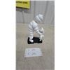 Image 1 : Michelin Man Bibendum Figurine with Dog on Black Base 9" Tall with Box
