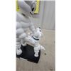 Image 2 : Michelin Man Bibendum Figurine with Dog on Black Base 9" Tall with Box