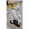 Image 3 : Michelin Man Bibendum Figurine with Dog on Black Base 9" Tall with Box