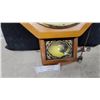 Image 4 : Schweppes Mixers Promotional Electric Wall Clock with Pendulum, Octagonal Wood