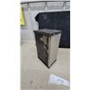 Image 5 : Vintage Art Deco Countertop Bulk Vending Machine with Striped Metal Casing 10 x 4 x 5.6"