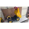 Image 6 : Four Tonka Toys in Glass Display Case on Wheels 46 in. x 40 in. x 23 in.