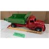 Image 1 : Antique Mettoy 18 Inch Metal Dump Truck, Made in Great Britain.