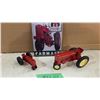 Image 1 : IHC McCormick Sign with Two IHC Tractors, One 1/6 Scale. Sign 8 in. x 12 in.