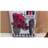 Image 2 : IHC McCormick Sign with Two IHC Tractors, One 1/6 Scale. Sign 8 in. x 12 in.