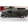 Image 3 : Vintage IHC 16 Inch Flat Bed Truck, Hubley Bell Telephone Antique Metal Truck.