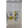 Image 4 : Vintage Polaris, Can-Am, and Ski-Doo Snowmobile Oil Cans 5x with Product
