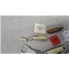 Image 2 : Collection of Vintage Pocket Knives, Kool Cigarettes Keychain, Bottle Opener, and More
