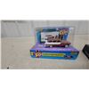 Image 2 : Road Champs Fabulous 50s 1:43 Scale 1955 Pontiac Die-Cast and Harley-Davidson Coasters in a Box