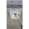 Image 1 : Carrier Heating and Cooling Lighted Advertising Wall Clock16 x 16" Working