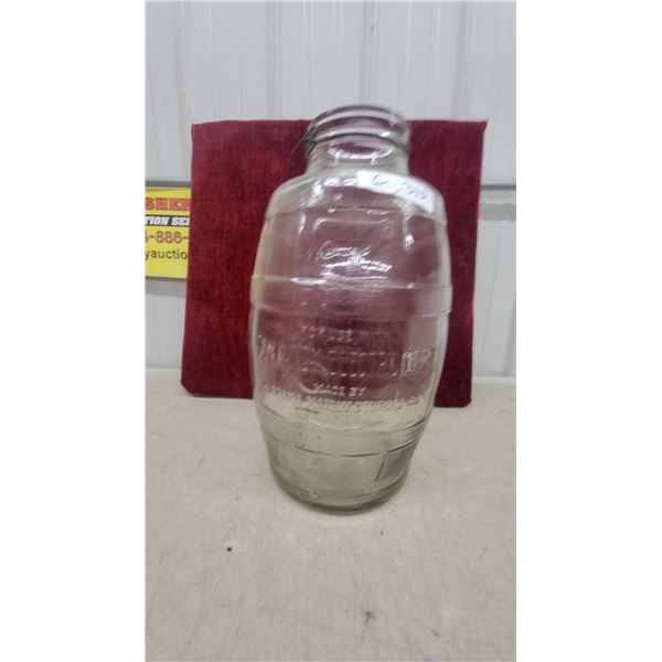 Gem Dandy Electric Churn Glass Jar with Wire Bail Handle, Alabama Manufacturing Co.