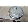 Image 3 : International Electric Wall Clock with Silver Metal Case and White Face 15"