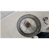 Image 5 : International Electric Wall Clock with Silver Metal Case and White Face 15"