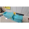 Image 3 : Marx Express Plastic Ride on Toy Truck with Steering Handle, Turquoise