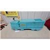 Image 6 : Marx Express Plastic Ride on Toy Truck with Steering Handle, Turquoise
