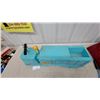 Image 7 : Marx Express Plastic Ride on Toy Truck with Steering Handle, Turquoise