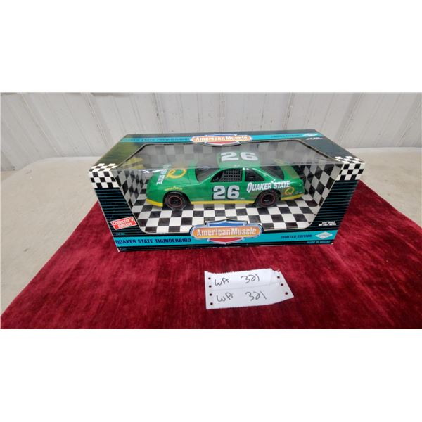 American Muscle 1:18 Scale Quaker State Number 26 Ford Thunderbird Die-Cast Car