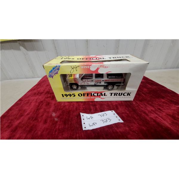 John Force 1995 Official Truck Chevrolet Suburban Metal Die-Cast Replica Bank Collector's Edition