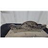 Image 2 : Antique National Cash Register "Amount Purchased" Cast Metal Display Plate Vintage Appox 12" Long