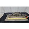 Image 5 : Antique National Cash Register "Amount Purchased" Cast Metal Display Plate Vintage Appox 12" Long