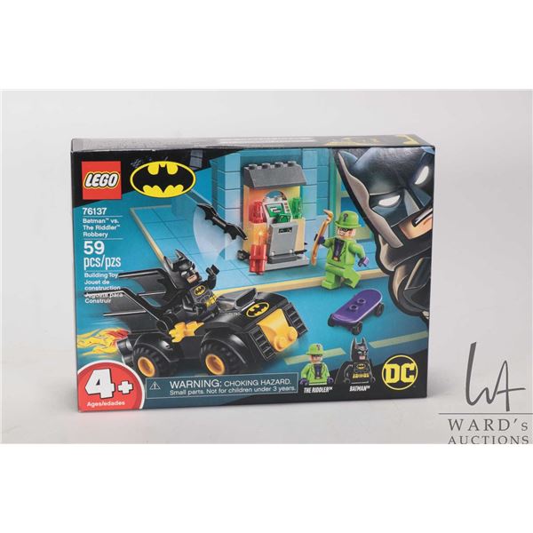 Lego-DC Batman II " Batman vs. The Riddler Robbery" no. 76137, new in factory sealed package