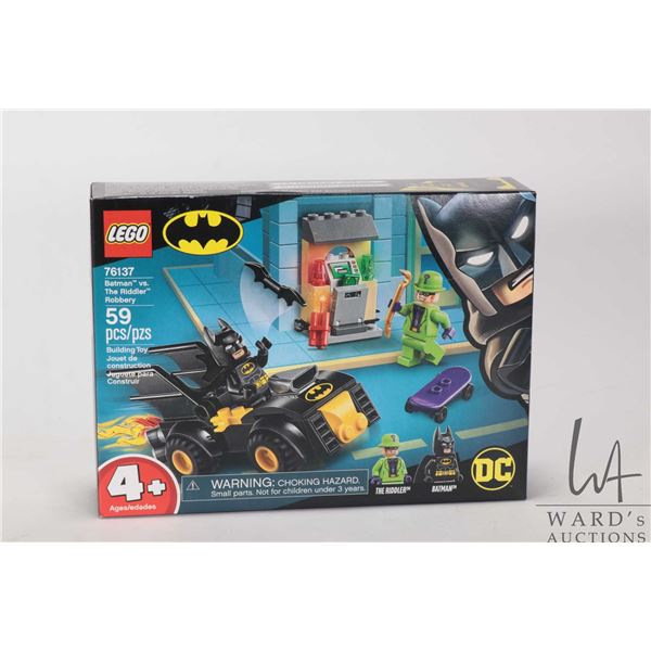 Lego-DC Batman II " Batman vs. The Riddler Robbery" no. 76137, new in factory sealed package