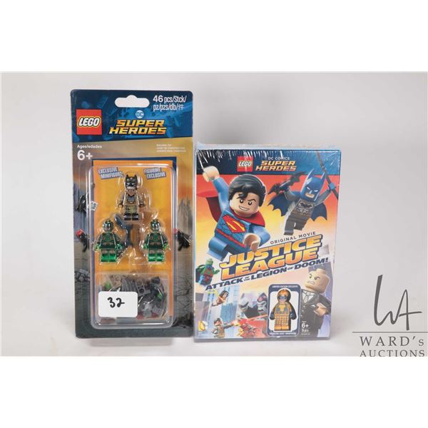 Lego- DC Comics Super Heroes " Original Movie Justic League- Attack of the Legion of Doom" with Mini