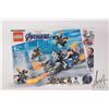 Image 1 : Lego- Marvel Avengers "Captain America: Outriders Attack" no. 76123, new in factory sealed packaging