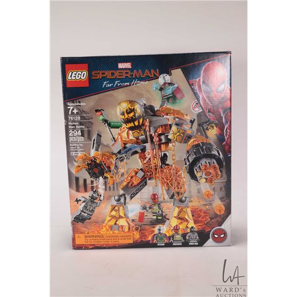 Lego- Marvel Spider-Man Far From Home "Molten Man Battle" no. 76128, new in factory sealed packaging