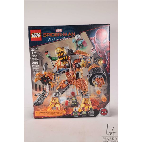 Lego- Marvel Spider-Man Far From Home "Molten Man Battle" no. 76128, new in factory sealed packaging