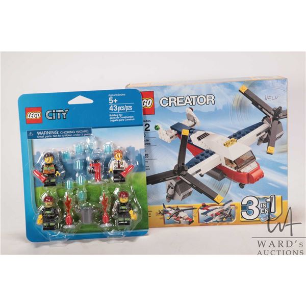 Lego Creator "Twinblade Aventures" no. 31020 and a set of Minifigures, all new in package