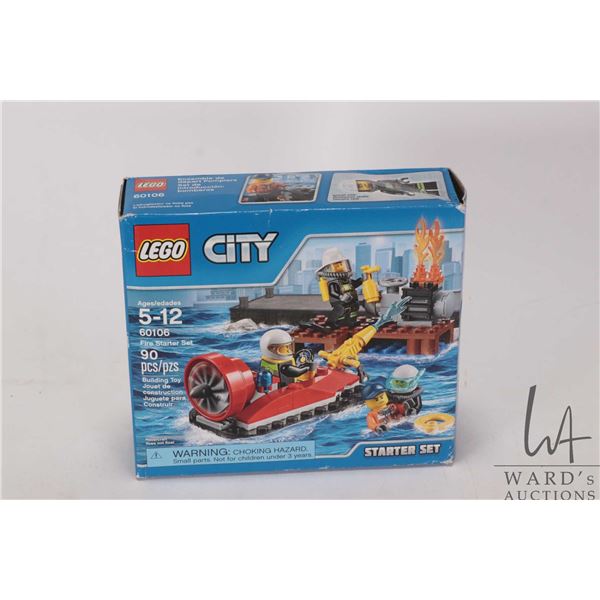 Lego City "Fire Starter Set" no. 60106, new in factory sealed packaging