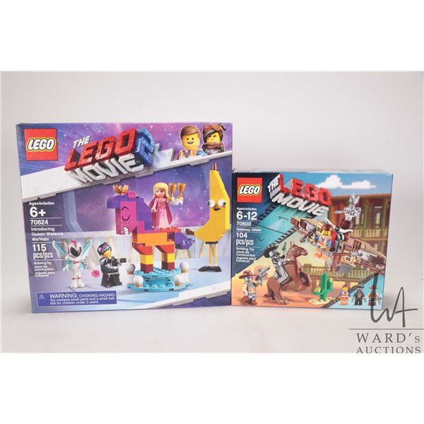 Lego- The Lego Movie 2 " Introduction Queen Watevra Wa'Nabi" no. 70824 and The Lego Movie "Getaway G