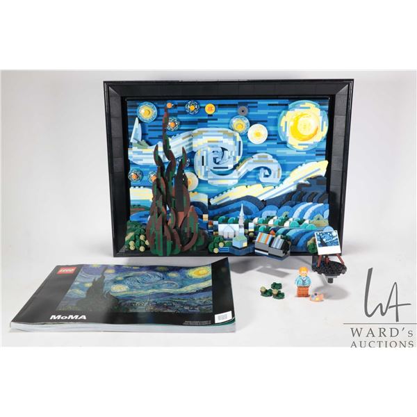 Lego- Ideas " The Starry Night ( Vincent van Gogh" no. 21333. Appears complete with building manual 