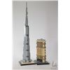 Image 1 : Two Lego-Architecture kits including "Flatiron Building" no. 21023 and " Burj Khalifa" no. 21031. Pr
