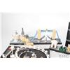 Image 3 : Two Lego- Architecture kits including "Paris" 21044 and "London" no. 21034 with building manual. Pre