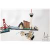 Image 3 : Two Lego- Archictecture kits including " Las Vegas" no. 21047 and "San Franciso" no. 21043. Pre-buil