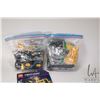 Image 2 : Lego-Technics "Front End Loader" and "Log Grapple" Pre-built kits. Includes building guide. Complete