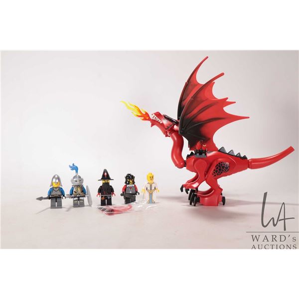 Lego- "Dragon Mountain" no. 70403, Minifiigures plus Red Dragon, not complete