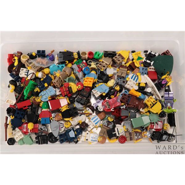 Selection of Lego Minifigures including Samurai Warrior, Lady Liberty, Minotaur etc.