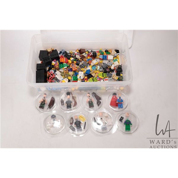 Selection of Lego Minifigures including R2-D2, Jayko, Tartan Batman etc.