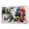 Image 1 : Selection of Lego Ninjago Minifigures including Zane DX, Jay, Kai, Lord Garmadon, Pixel, Lizaiu etc.